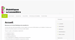 Desktop Screenshot of diabetiquesdelanaudiere.org
